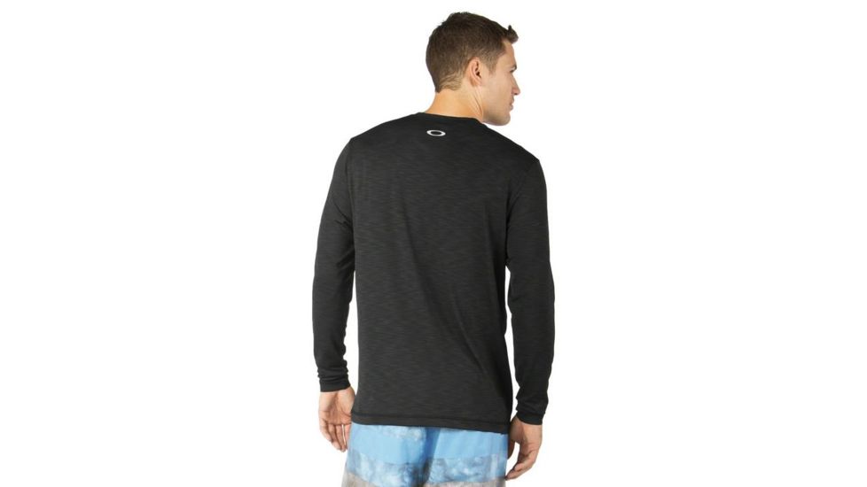 Oakley LS Surf Tee, Jet Black, Large 482154-01K-LG