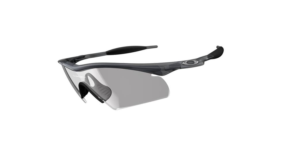 Oakley M-Frame Hybrid Crystal Black Frame w/ Clear Black Iridium Photochromic Lens Kit -es Sunglasses 09-197