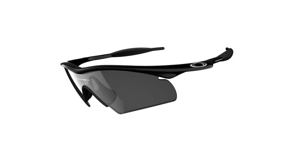 Oakley M-Frame Hybrid Sunglasses - Jet Black Frame w/ Black Iridium Lenses 09-187