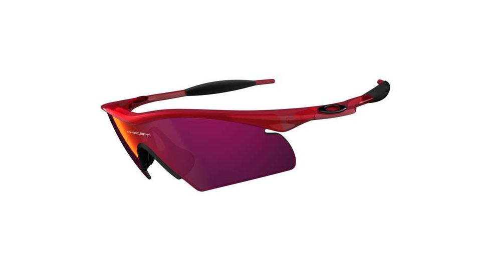 Oakley M-Frame Hybrid Sunglasses - Crystal Red Frame w/ + Red Iridium Lenses 09-198