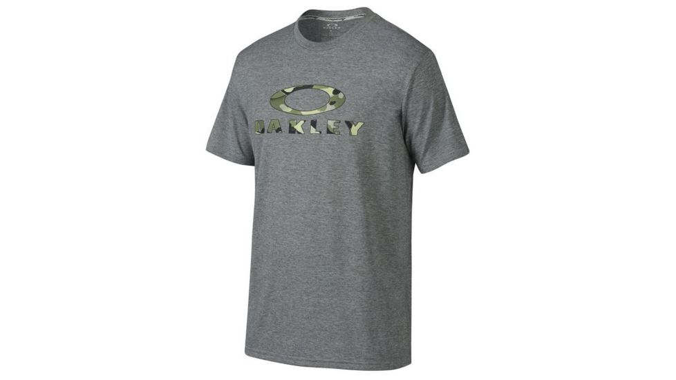 Oakley O-Stealth Tee, Athletic Heather Grey, Medium 455198-24G-MD
