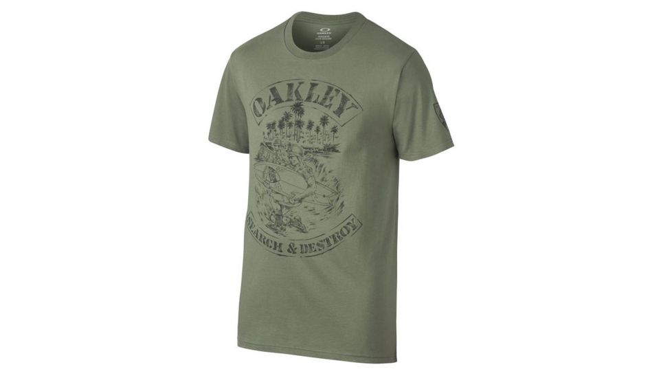 Oakley Search and Destroy Tee, Worn Olive, Large 455154-79B-LG