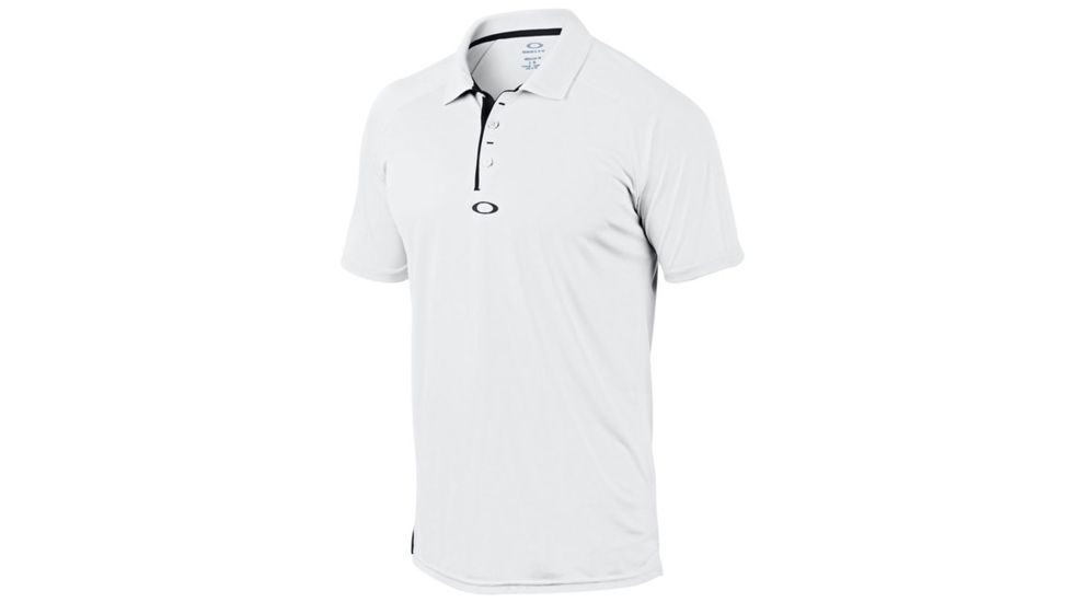 Oakley SI Elemental 2.0 Golf Polo, White, Small 432632-100-SM