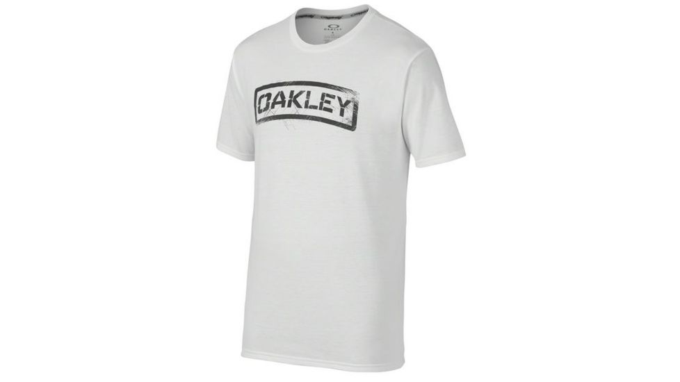 Oakley Tab Tee, White, Medium 455165-100-MD
