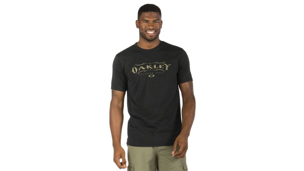 Oakley Wild West SI Tee, Jet Black, Extra Large 455389-01K-XL