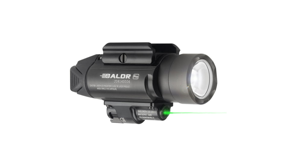 Olight Baldr Pro 1350 Lumens LED Flashlight with Green Laser Sight