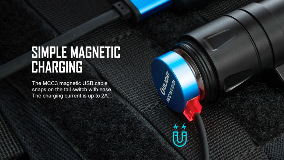 Olight Odin GL M 1500 Lumens LED Rechargeable Rail Mount Flashlight w/Green Beam Combo