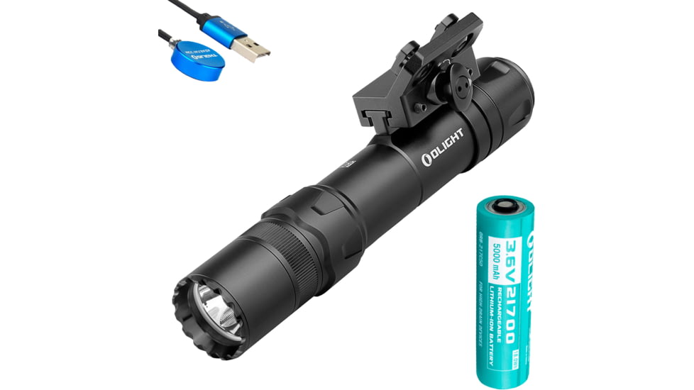 Olight Odin GL M 1500 Lumens LED Rechargeable Rail Mount Flashlight w/Green Beam Combo