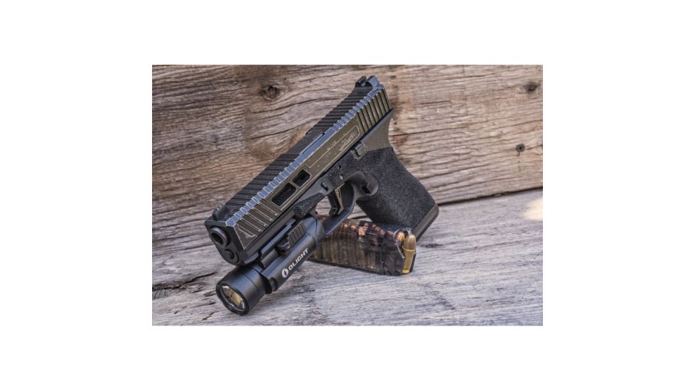 Olight PL-2 Valkyrie Rail Mounted LED Pistol Light, Picatinny and Glock Rails, CREE XHP35 HI CW LED, 1200 Lumens, Includes 2 x CR123As, Black, PL-2-VALKYRIE