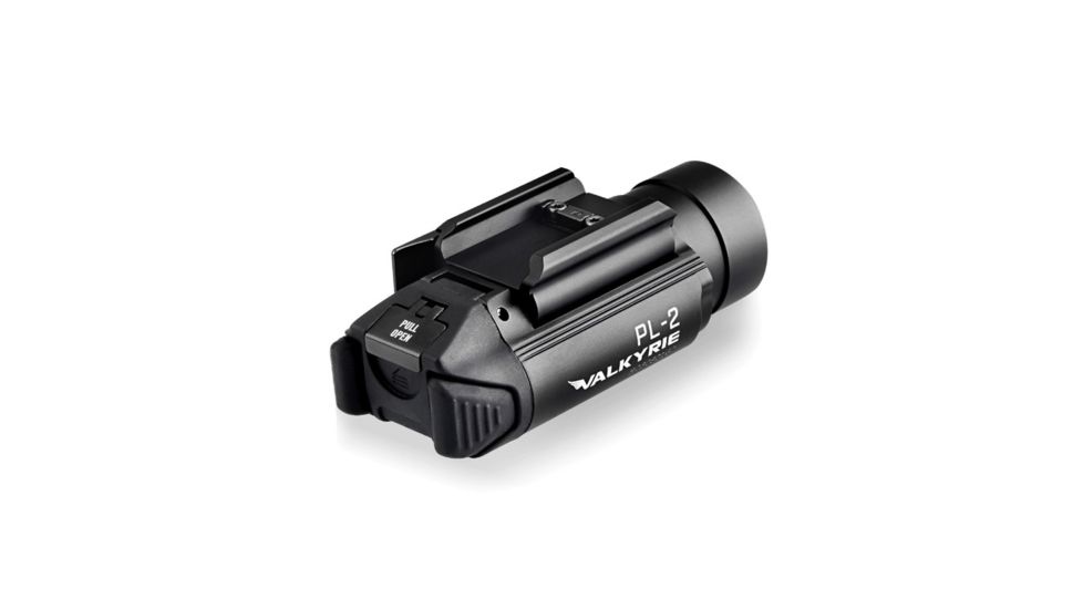 Olight PL-2 Valkyrie Rail Mounted LED Pistol Light, Picatinny and Glock Rails, CREE XHP35 HI CW LED, 1200 Lumens, Includes 2 x CR123As, Black, PL-2-VALKYRIE