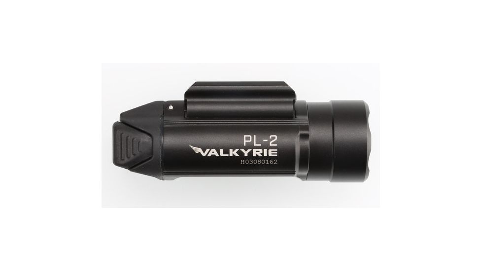 Olight PL-2 Valkyrie Rail Mounted LED Pistol Light, Picatinny and Glock Rails, CREE XHP35 HI CW LED, 1200 Lumens, Includes 2 x CR123As, Black, PL-2-VALKYRIE