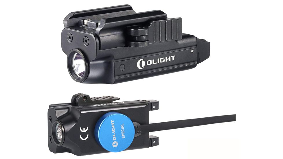 Olight PL-MINI Valkyrie Rechargeable Pistol Light, CREE XP-L HI CW LED, 400 Lumens, Includes Battery Pack DIM, Black, PL-MINI-VALKYRIE