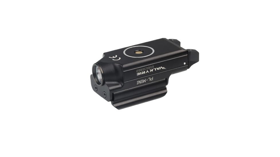 Olight PL-MINI Valkyrie Rechargeable Pistol Light, CREE XP-L HI CW LED, 400 Lumens, Includes Battery Pack DIM, Black, PL-MINI-VALKYRIE