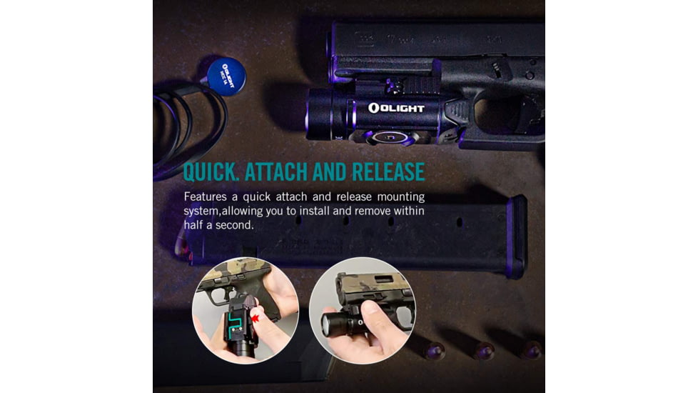 Olight PL PRO Valkyrie Rechargeable LED Flashlight, Natural White, 1500 Lumens, Black, FL-OL-PLPRO-BK