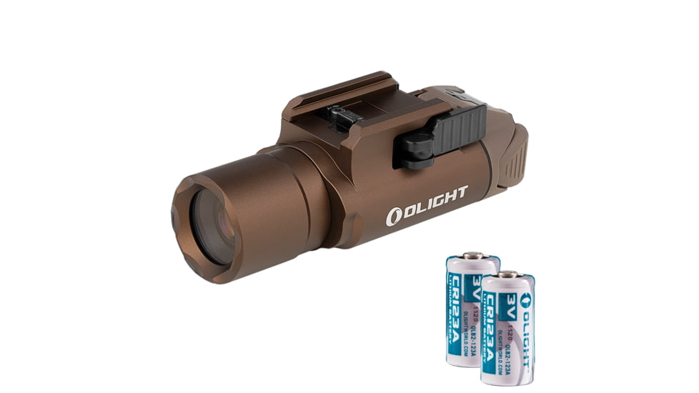 Olight Valkyrie Turbo LEP Tactical LED Flashlight, White, 250 Lumens, Tan, FL-OL-VALKYRIETURBO-TN