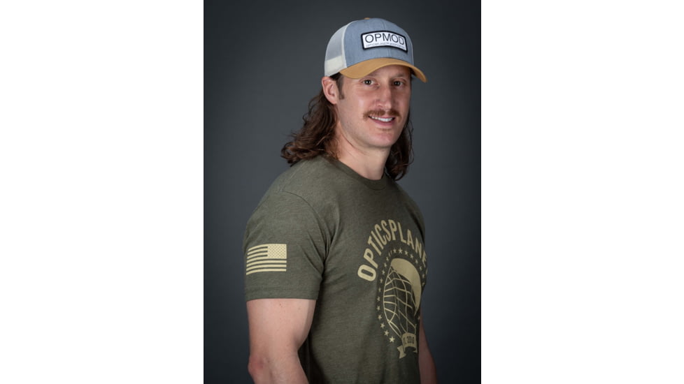 OpticsPlanet Exclusive Est. 2000 Limited Edition T-Shirt - Men's, Military Green, Large, NL6010-OP25-MG-L