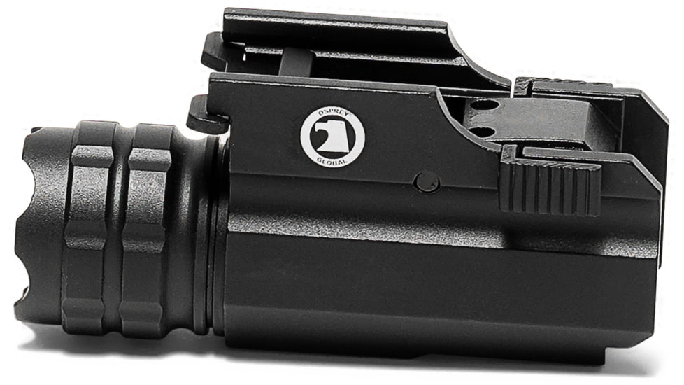 Osprey Global 230 Lumens LED Tactical Pistol Weapon Light, Lithium Metal/CR123A, Black, FL-OSP-230
