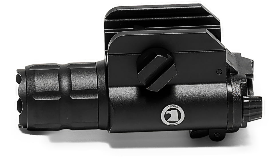 Osprey Global 600 Lumens LED Tactical Pistol Weapon Light, Lithium Metal/CR123A, Black, FL-OSP-600L