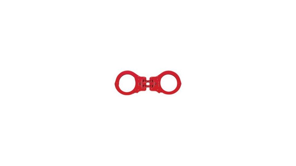 Peerless Handcuff 850 - Hinged Cuff - Red 4703R