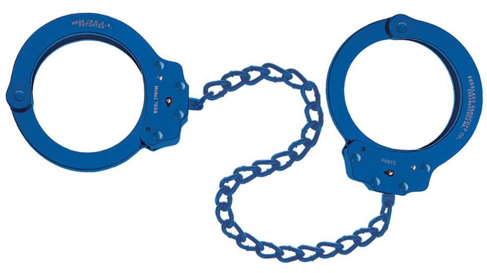 Peerless Handcuff Oversize Leg Iron, Blue PH755BN