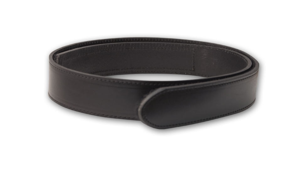 Perfect Fit 1.5in Garrison Belt w/ 8in Velcro, Plain, Black, Large, 7001-LG