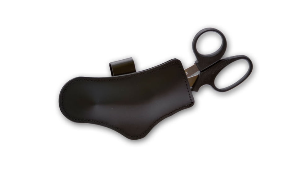 Left Side Leather Scissor Holder w/ Clip