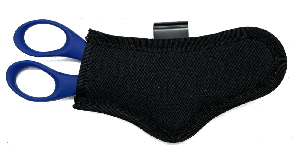 Nylon Left Side Leather Scissor Holder w/ Clip