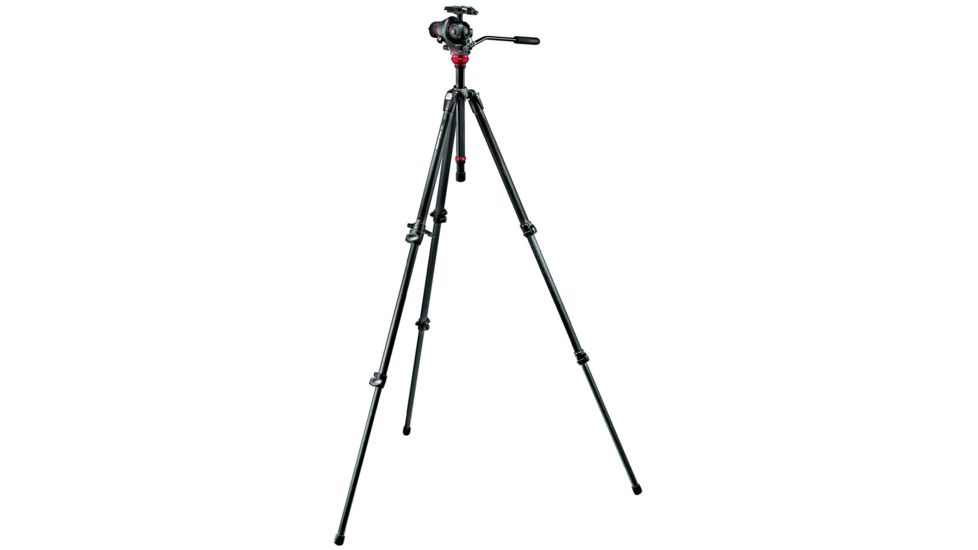 Manfrotto 055 Carbon Fiber Tripod w/3S Photo Movie Head