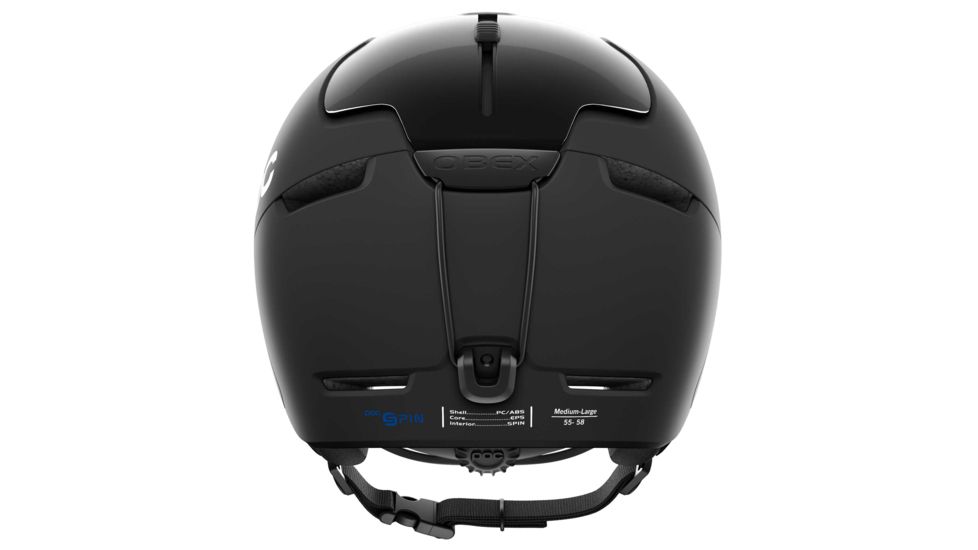 POC Obex Spin Snow Helmet, Uranium Black, Extra Small/Small, 10103BKXSS