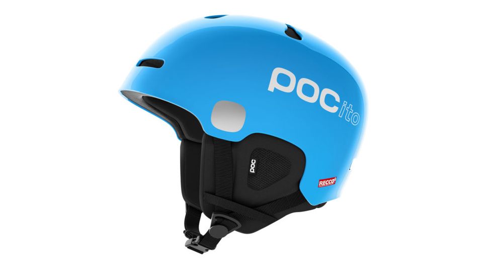 POC Pocito Auric Cut Spin Snow Helmet, Fluorescent Blue, Medium/Large, 10498BLMLG