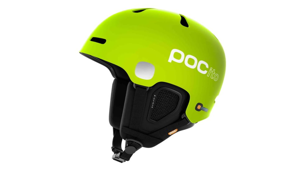 POC Pocito Fornix Snow Helmet, Fluorescent Lime/Green, Medium/Large, 10463YGM-L
