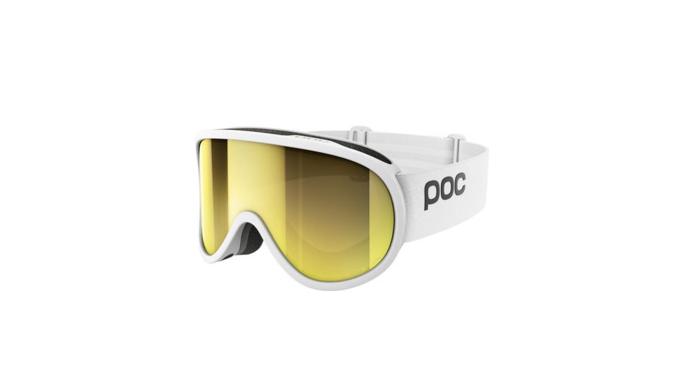 POC Retina Clarity Snow Goggles, Hydrogen White/Spektris Gold, 40515WHG