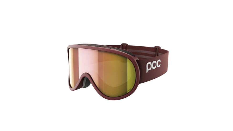 POC Retina Clarity Snow Goggles, Lactose Red/Spektris Rose Gold, 40515RDG