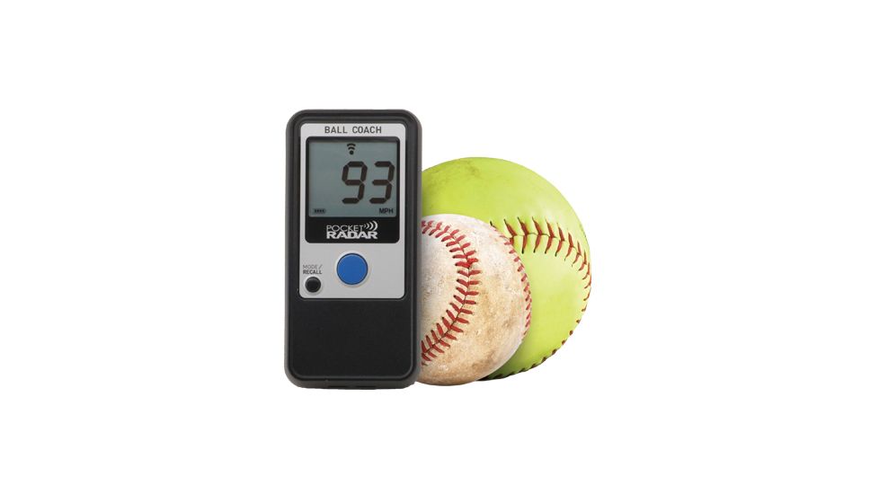 Pocket Radar Pocket Radar Personal Speed Radar Gun and Sports Training Tool, Black, Ball Coach Pro-Level Speed Training Tool, 4.7 x 2.3 x 0.8 in. 5176600206-CE