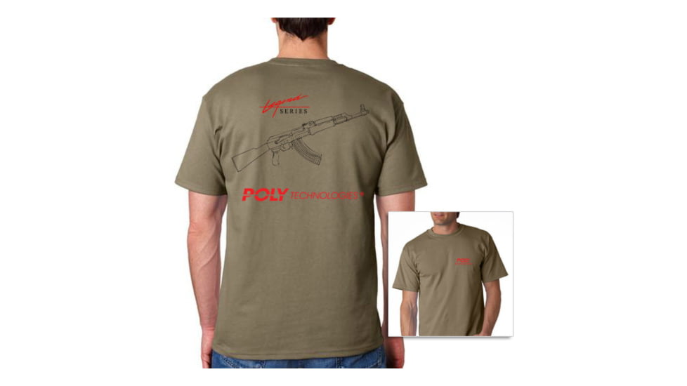 Poly Technologies Legend Chinese 7.62 AK47 Wire Rifle Tactical T-Shirt - Mens