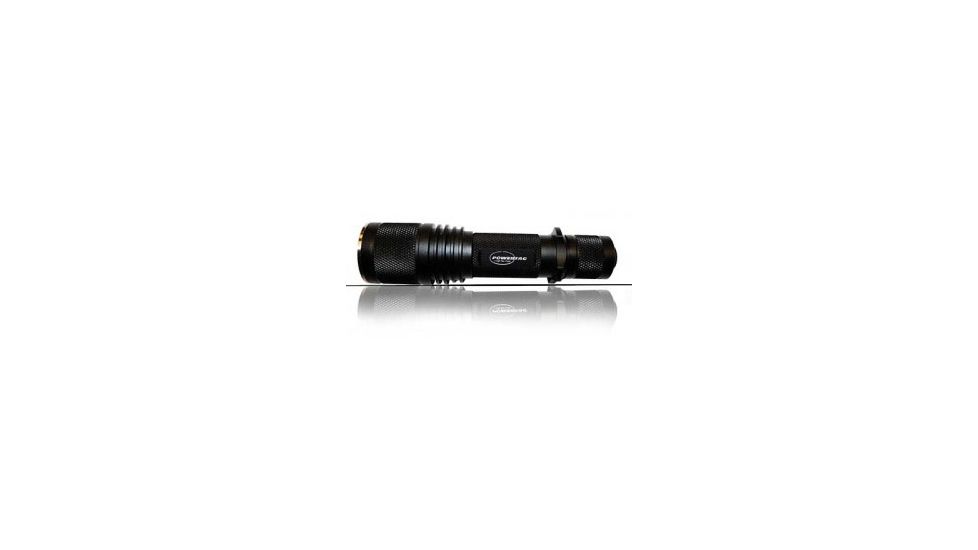 PowerTac E6 LED Flashlight 530 Lumens CREE XM-L, 2 x CR123A, Black POWERTAC-E6