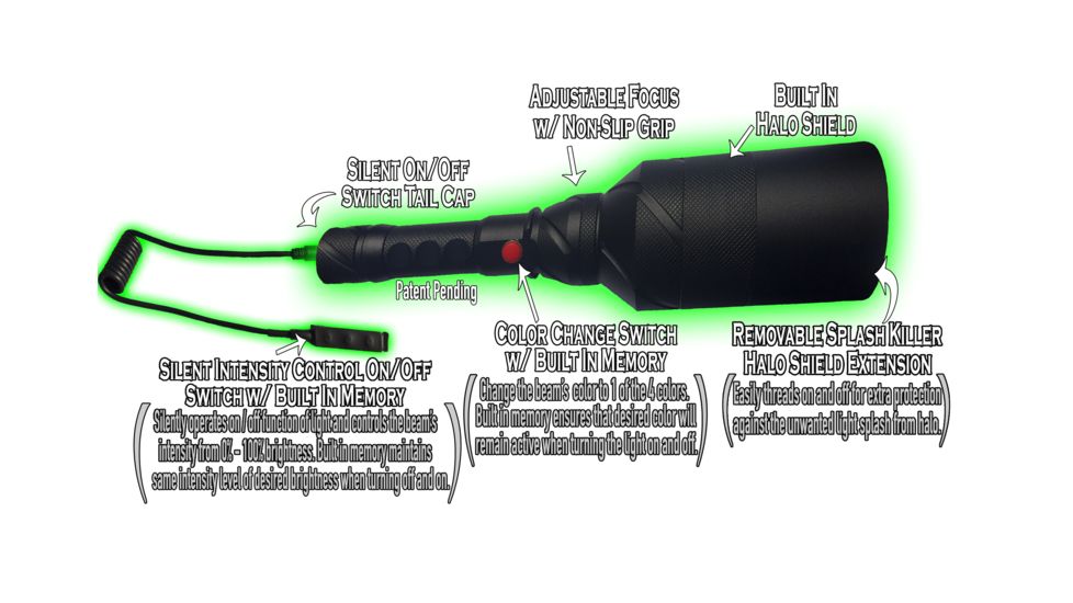 Predator Tactics Nightmare Light Kit, GREEN, RED, BLUE &amp; WHITE, Multi Color, Medium, 97430