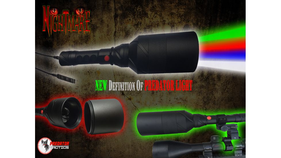 Predator Tactics Nightmare Light Kit, GREEN, RED, BLUE &amp; WHITE, Multi Color, Medium, 97430