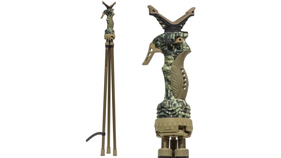 Primos Hunting Trigger Stick Gen3 Crossbow Tall Tripod Shooting Stick, 24-62in, 65818