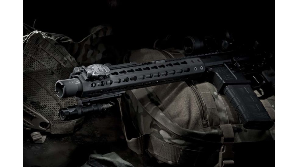 Princeton Tec Switch Rail Weapon Mounted Task Light, CR2016 Lithium, IR/White, 10 Lumens, Black, SRM-IRW-BK