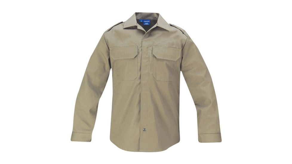 Propper LDS Long Sleeve Shirt - Mens, Silver Tan, Extra Large, Long, F53853V277XL3