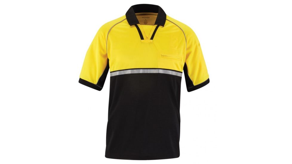 PROPPER F53310A705XS: Men's Bike Patrol Polo, Traffic Yellow, XS