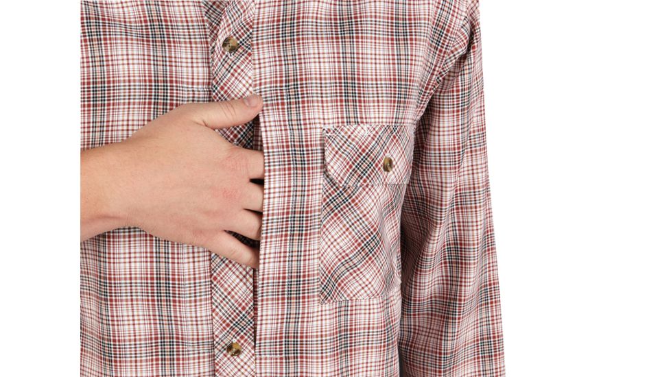 Propper Mens Covert Button-Up Long Sleeve Shirt,Barn Red Plaid,XXL2 F53170V607XXL2