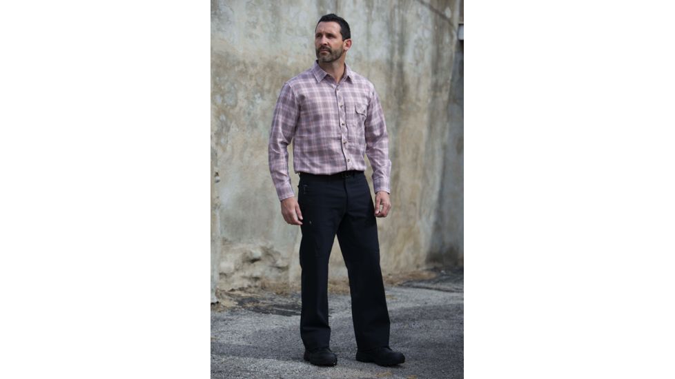 Propper Mens Covert Button-Up Long Sleeve Shirt,Barn Red Plaid,XXL2 F53170V607XXL2