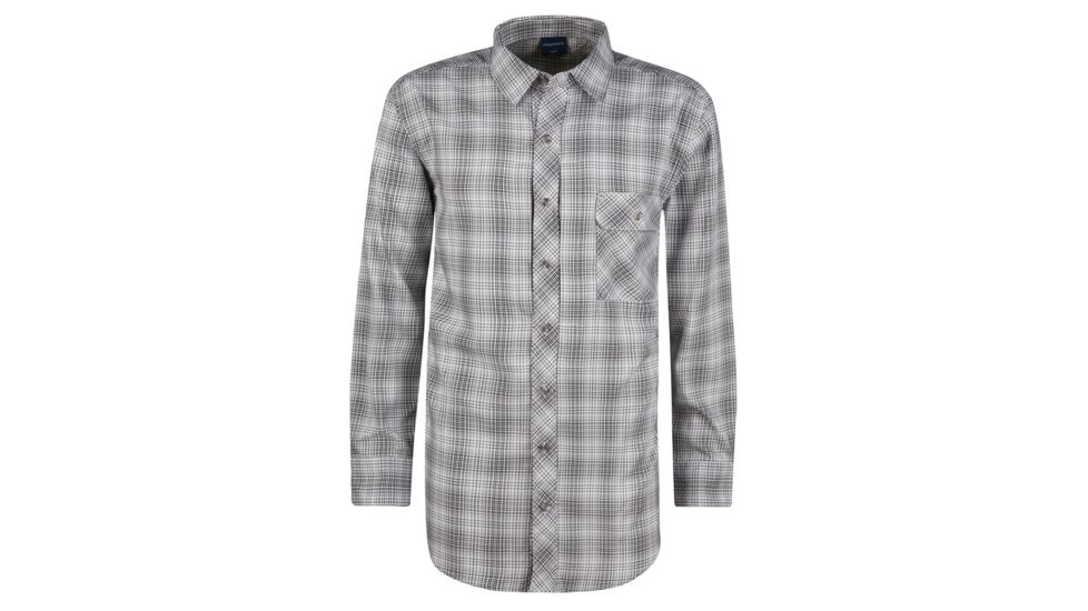 Propper Mens Covert Button-Up Long Sleeve Shirt,Steel Grey Plaid,L2 F53170V014L2