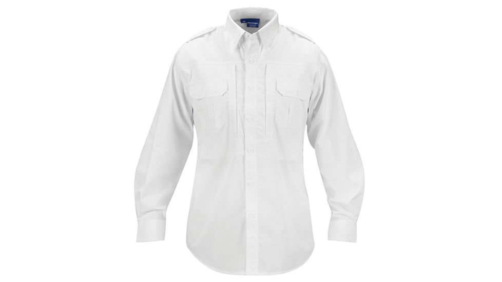 Propper Mens Long Sleeve Tactical Shirt,65P/35C,White,3XL,Regular F53121M1003XL2