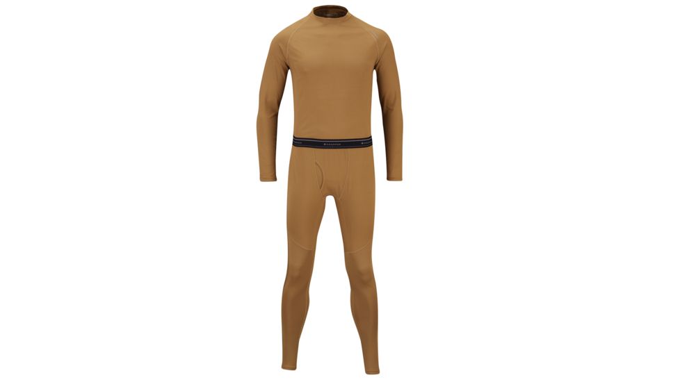 Propper Mens Midweight Base Layer Top,Coyote,2XL F53803T2362XL