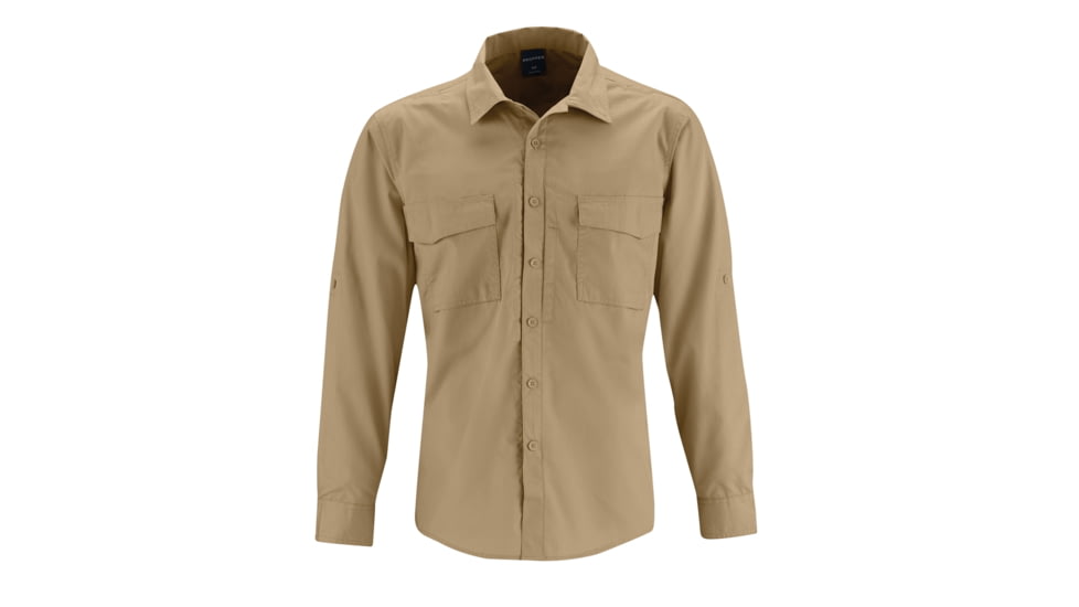 Propper REVTAC Long Sleeve Shirt - Mens, Khaki, Large, Long, F533450250L3