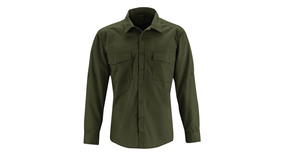 Propper REVTAC Long Sleeve Shirt - Mens, Olive Green, 5XL, Regular, F5334503305XL2