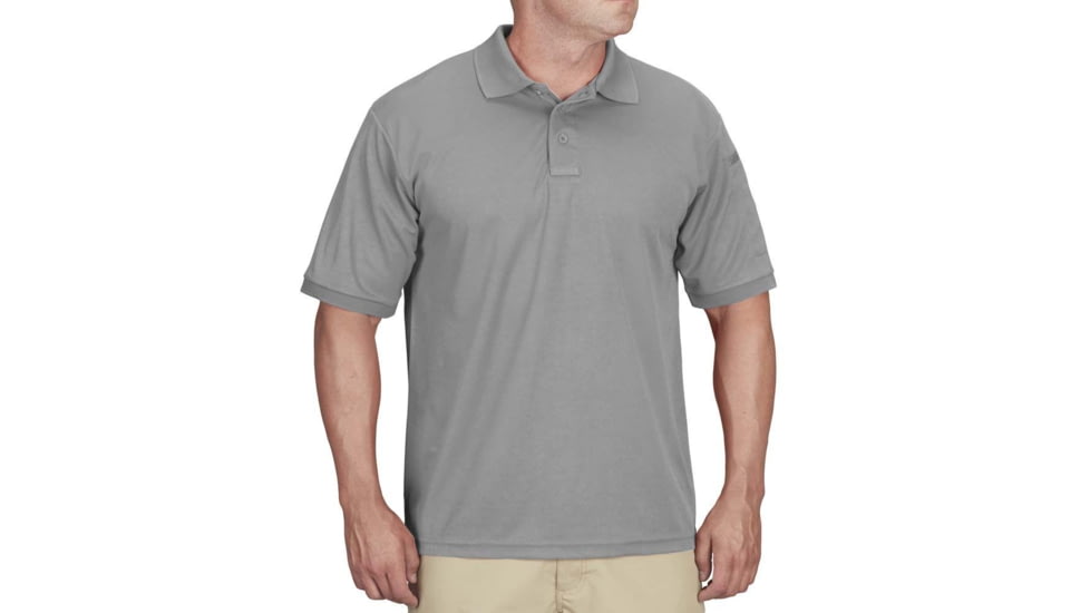 Propper Uniform Short Sleeve Polo - Mens, Grey, L, F53554C020L
